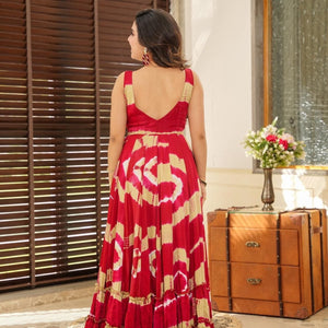 Priyam silk tie maxi