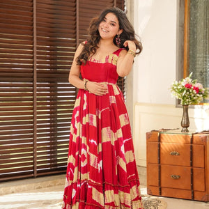 Priyam silk tie maxi