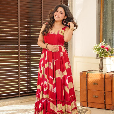 Priyam silk tie maxi