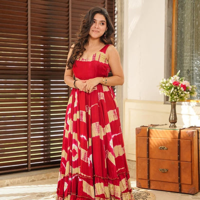 Priyam silk tie maxi
