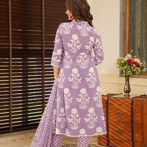 Lavender Bliss cotton suit set