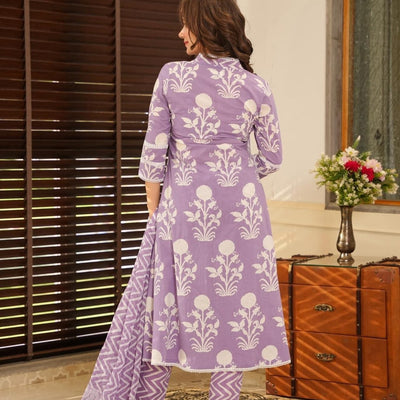 Lavender Bliss cotton suit set
