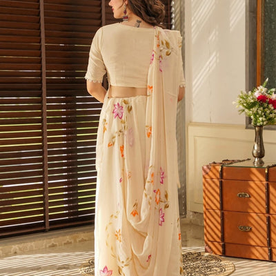 Anuradha handpainted saree