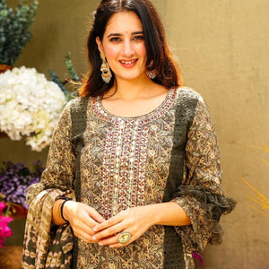Boho rayon kurta set