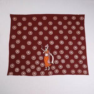 Brown - Hand Batik Printing Cotton Blouse Piece