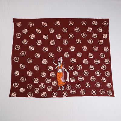 Brown - Hand Batik Printing Cotton Blouse Piece