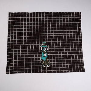 Black - Hand Batik Printing Cotton Blouse Piece