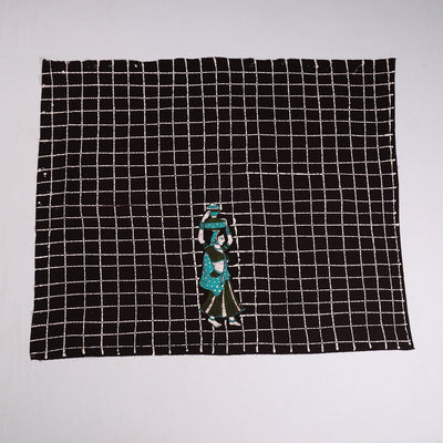 Black - Hand Batik Printing Cotton Blouse Piece