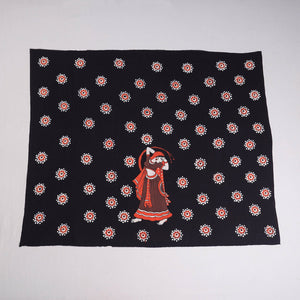 Black - Hand Batik Printing Cotton Blouse Piece