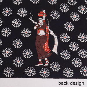 Black - Hand Batik Printing Cotton Blouse Piece