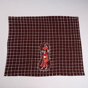 Brown - Hand Batik Printing Cotton Blouse Piece