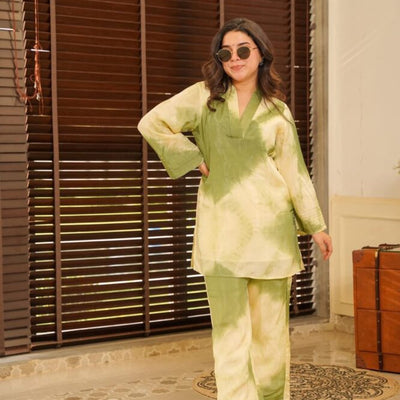 Rooh silk co-ord set