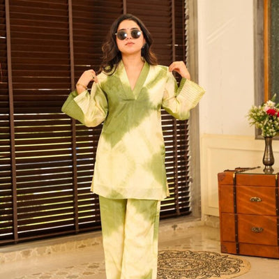 Rooh silk co-ord set