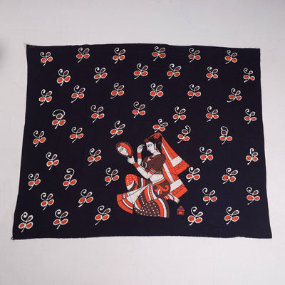 Black - Hand Batik Printing Cotton Blouse Piece