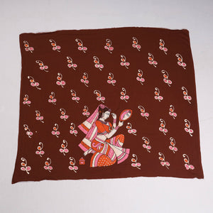 Brown - Hand Batik Printing Cotton Blouse Piece