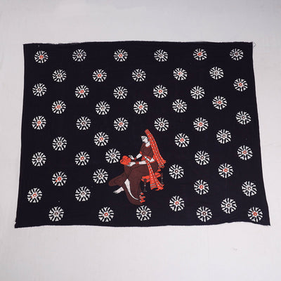 Black - Hand Batik Printing Cotton Blouse Piece
