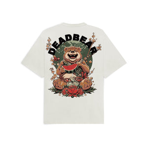 The Sakura Tee Cream White