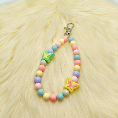 Pastel Butterfly Phone Hook Chain Charm