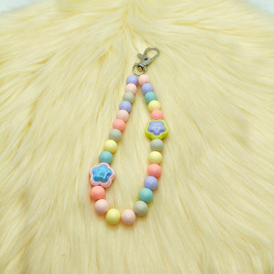 Pastel Floral Phone Hook Chain Charm