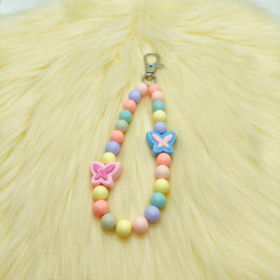Pastel Butterfly Phone Hook Chain Charm