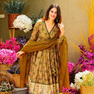 Mocha earth tone suit SET