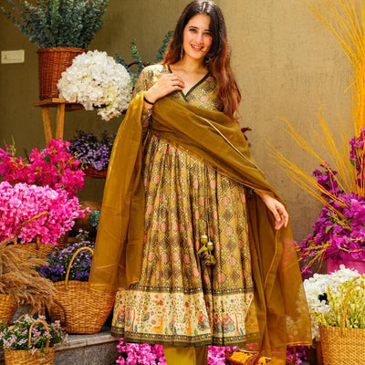 Mocha earth tone suit SET