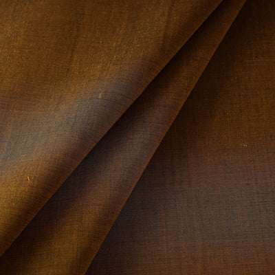 Brown - Original Mangalagiri Handloom Cotton Fabric