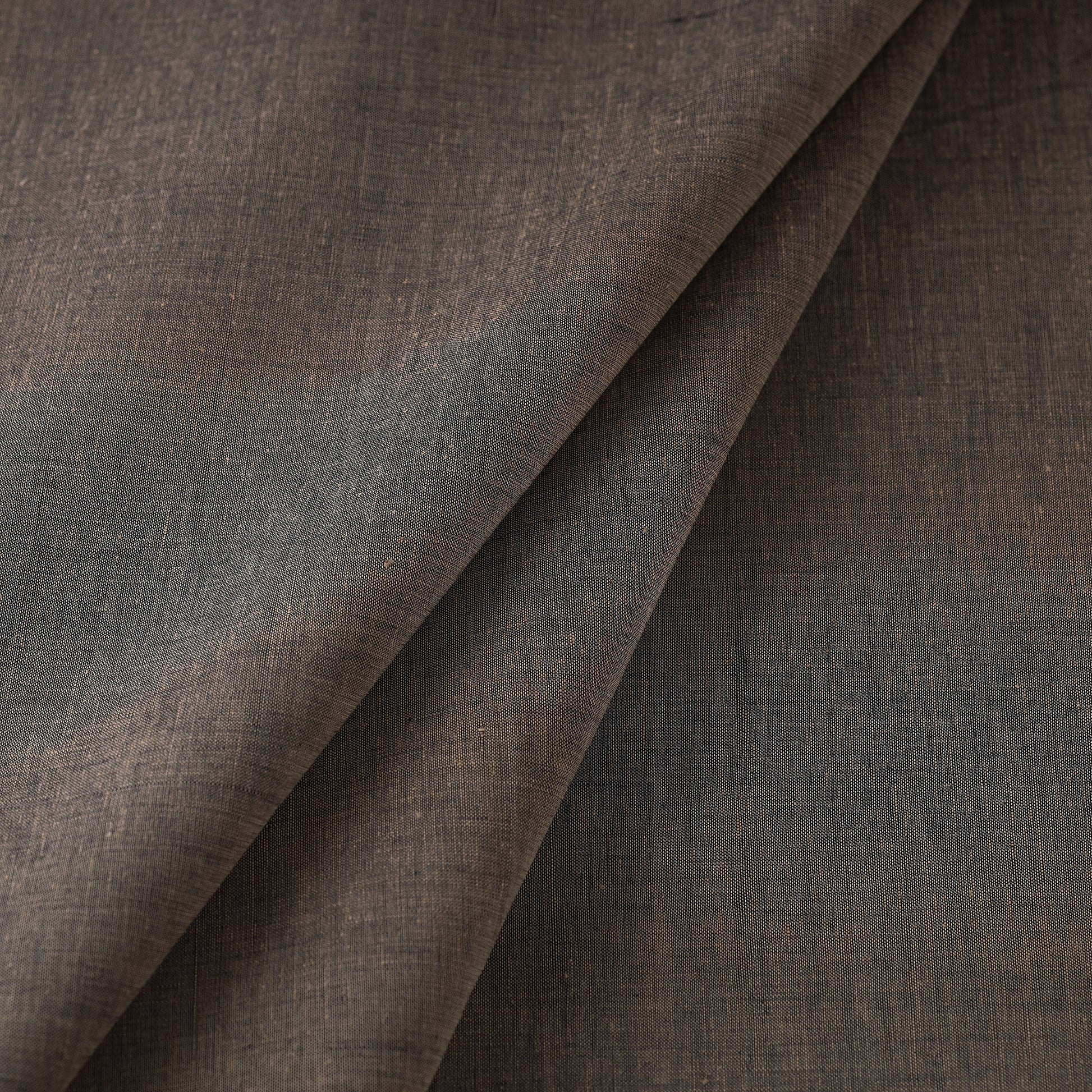 Brown - Original Mangalagiri Handloom Cotton Fabric
