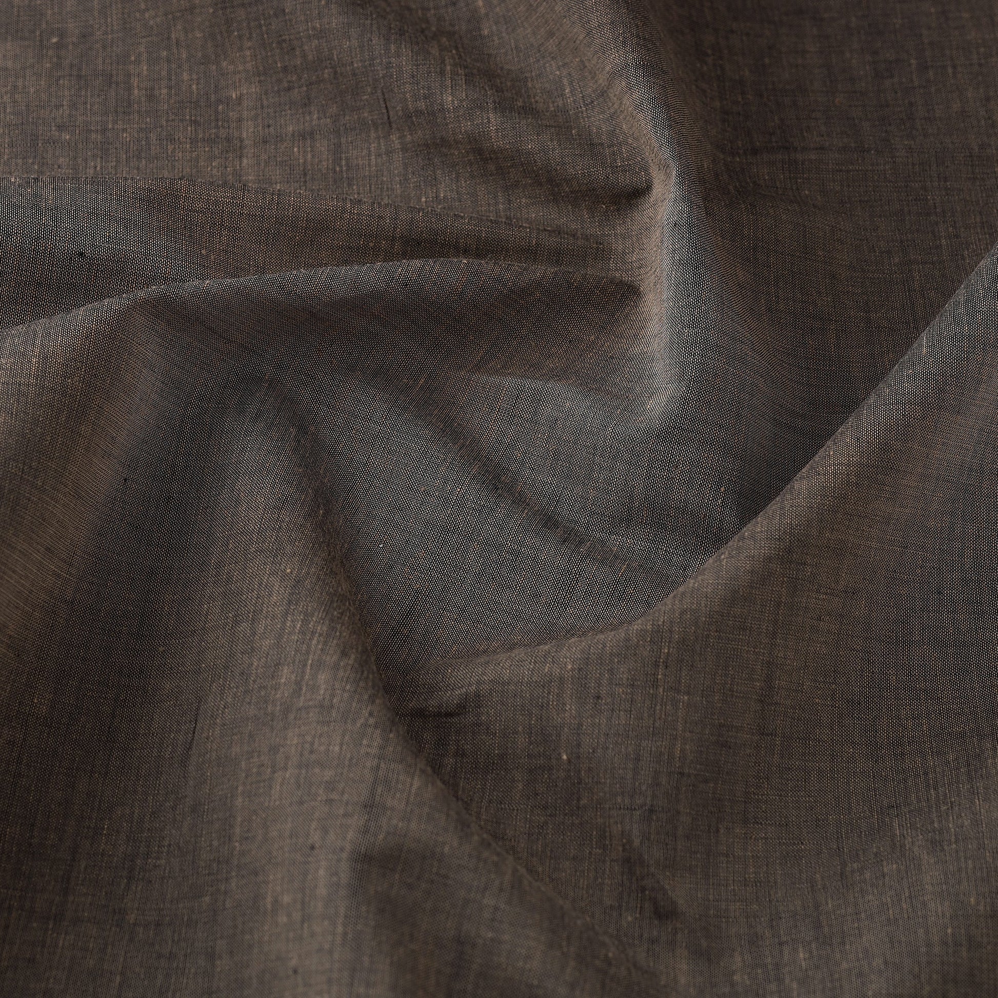 Brown - Original Mangalagiri Handloom Cotton Fabric