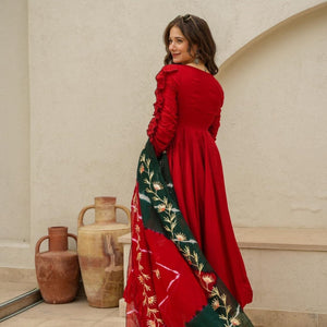 cardinal red suit set