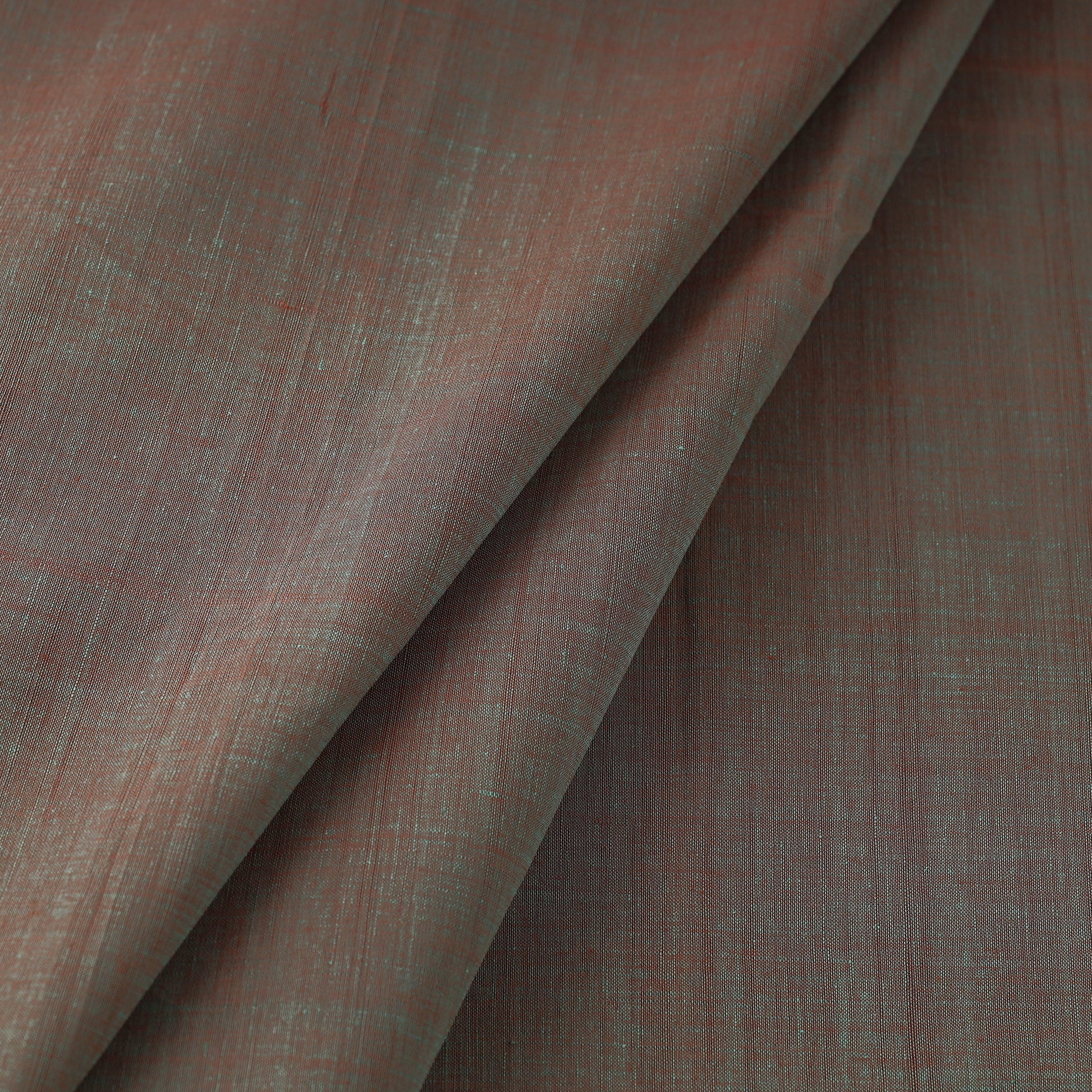 Brown - Original Mangalagiri Handloom Cotton Fabric