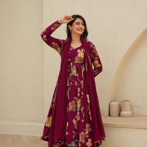 Noura rayon suit set