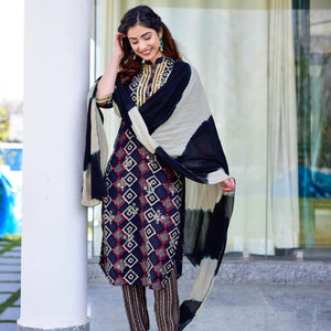 Malini muslin Straight set