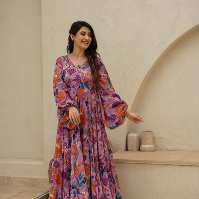 Purple glory chinon maxi