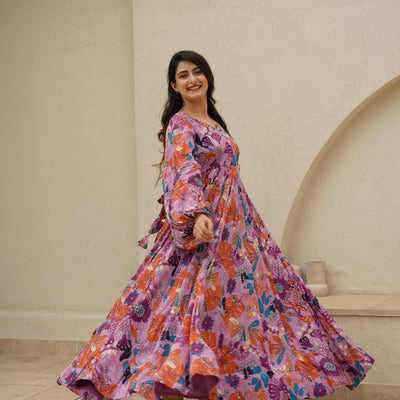 Purple glory chinon maxi