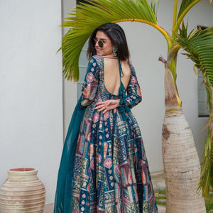 Shining bright silk suit set