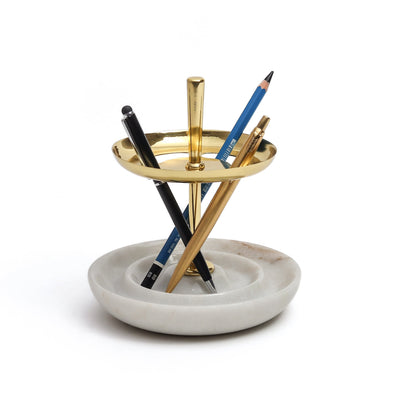 Bau Pen Stand - White Pearl