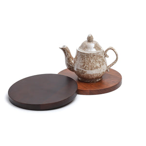 Brown - Rosemary Natural Disc Trivet