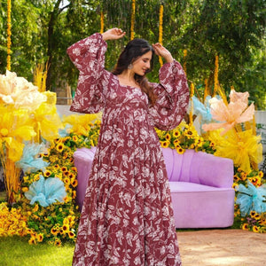 Sarika chinon georgette maxi
