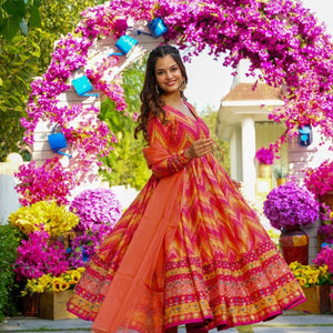 Sahara embroidered ANGRAKHA SUIT SET
