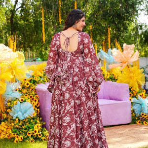 Sarika chinon georgette maxi
