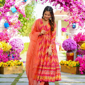Sahara embroidered ANGRAKHA SUIT SET