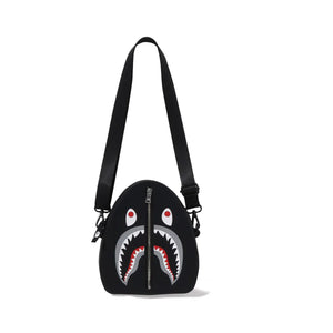 A BATHING APE SHARK SILICON SHOULDER BAG