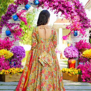 Vasudha muslin maxi set