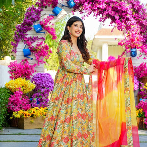 Vasudha muslin maxi set