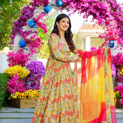 Vasudha muslin maxi set