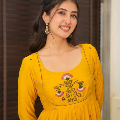 Hadiya yellow suit set