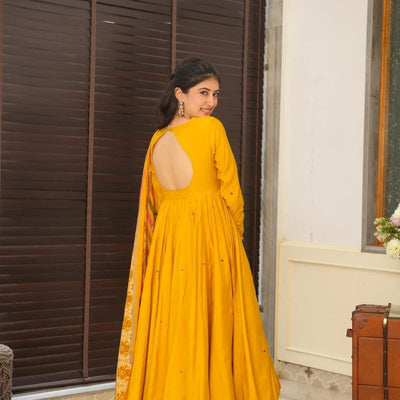Hadiya yellow suit set