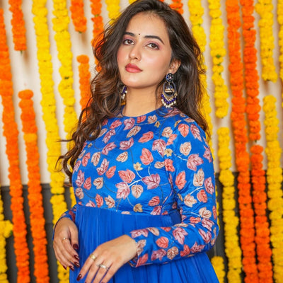 Ridhi blue maxi set