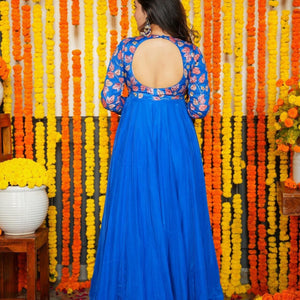 Ridhi blue maxi set